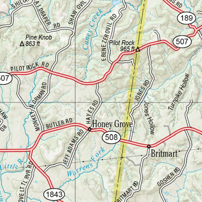 Kentucky Atlas & Gazetteer Page 77 Preview 3