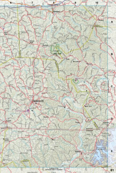 Kentucky Atlas & Gazetteer Page 81 Preview 1