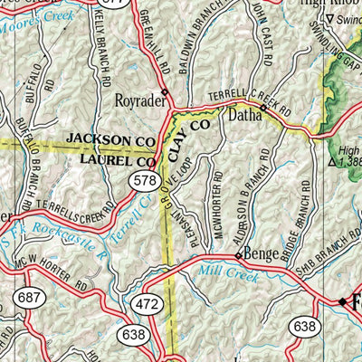 Kentucky Atlas & Gazetteer Page 67 Preview 2