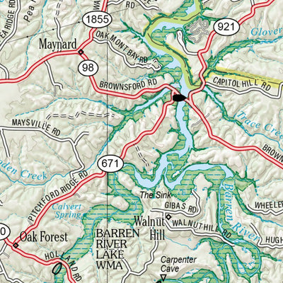 Kentucky Atlas & Gazetteer Page 80 Preview 2