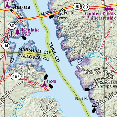 Kentucky Atlas & Gazetteer Page 75 Preview 2