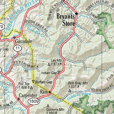 Kentucky Atlas & Gazetteer Page 85 Preview 2