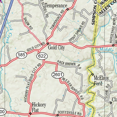Kentucky Atlas & Gazetteer Page 79 Preview 2