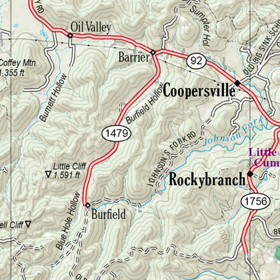 Kentucky Atlas & Gazetteer Page 83 Preview 2