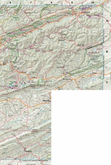 Kentucky Atlas & Gazetteer Page 87 Preview 1