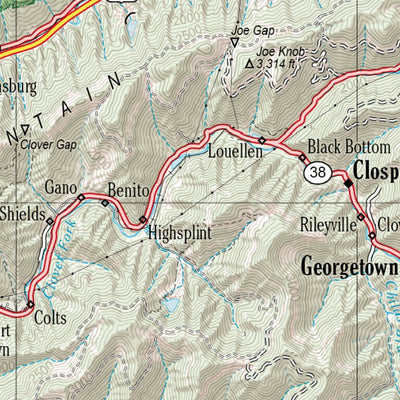 Kentucky Atlas & Gazetteer Page 87 Preview 3