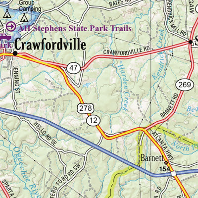 Georgia Atlas & Gazetteer - Page29 Preview 2