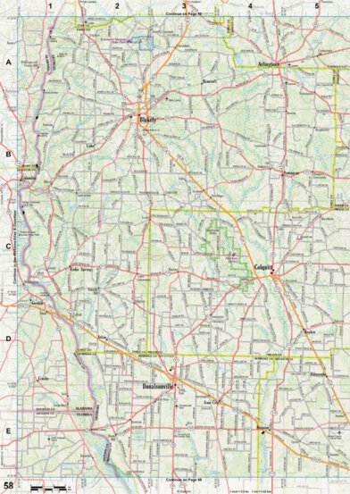 Georgia Atlas & Gazetteer - Page 58 Preview 1