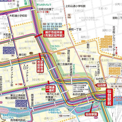 仙台市統合バスマップ Preview 1