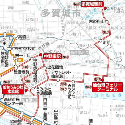 仙台市統合バスマップ Preview 2