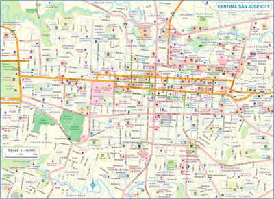 San Jose Central (Costa Rica) 1:14,000 - ITMB Preview 1