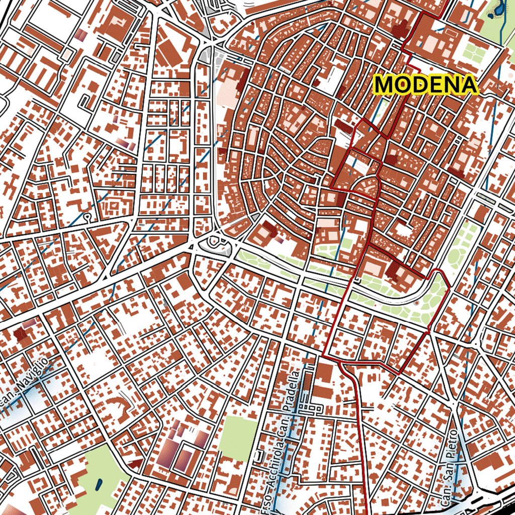 Modena Map by Boreal Mapping | Avenza Maps
