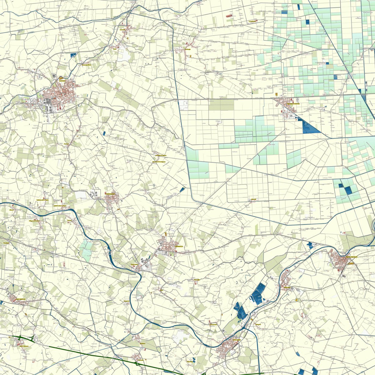 Tresigallo Map by Boreal Mapping | Avenza Maps