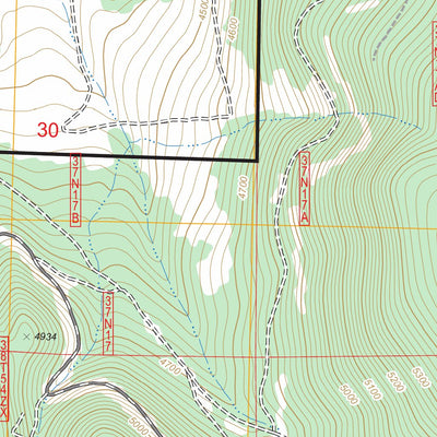 Hog Valley, CA FSTopo Legacy Preview 3