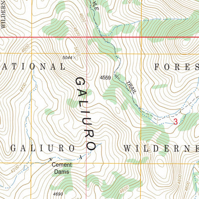 Kielberg Canyon, AZ FSTopo Legacy Preview 3