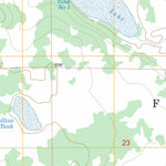 Kinnikinick Lake, AZ FSTopo Legacy Preview 2
