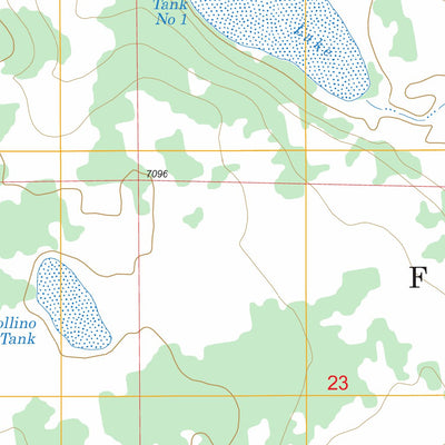 Kinnikinick Lake, AZ FSTopo Legacy Preview 2