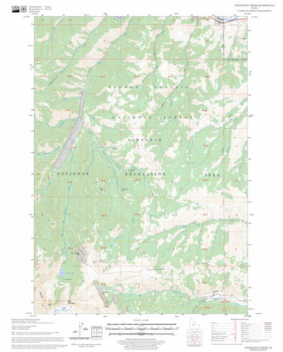 Livingston Creek, ID FSTopo Legacy Preview 1