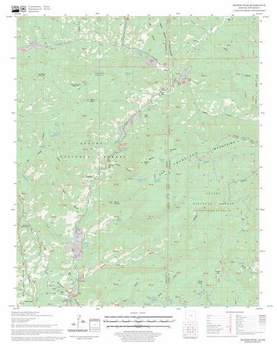 Maness Peak, AZ - NM FSTopo Legacy Preview 1