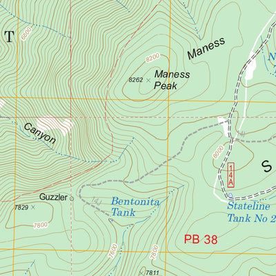 Maness Peak, AZ - NM FSTopo Legacy Preview 2