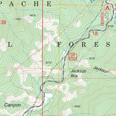Maness Peak, AZ - NM FSTopo Legacy Preview 3