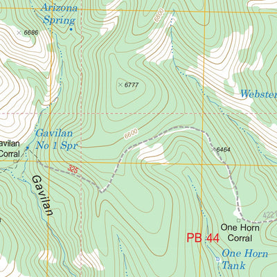 Maple Peak, AZ - NM FSTopo Legacy Preview 2