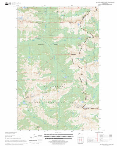 McAlester Mountain, WA FSTopo Legacy Preview 1