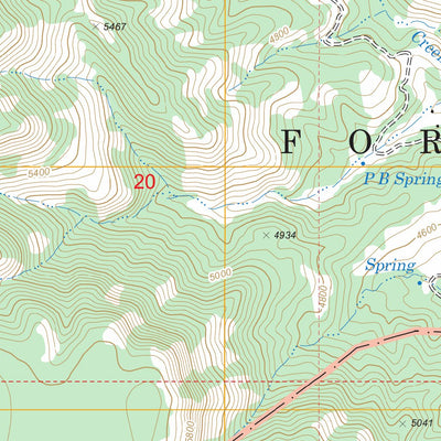 McFadden Peak, AZ FSTopo Legacy Preview 2