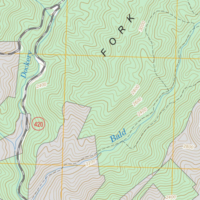 McDaniel Bald, NC - TN FSTopo Legacy Preview 3