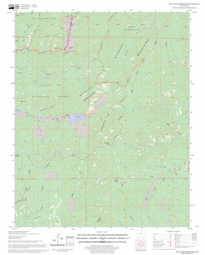 McClure Reservoir, NM FSTopo Legacy Preview 1