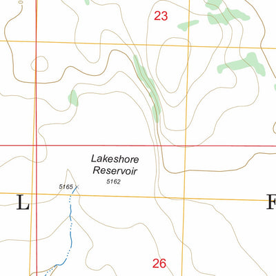 McGinty Reservoir, CA FSTopo Legacy Preview 2