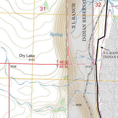 McGinty Reservoir, CA FSTopo Legacy Preview 3