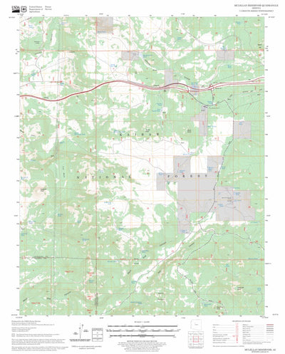 McLellan Reservoir, AZ FSTopo Legacy Preview 1