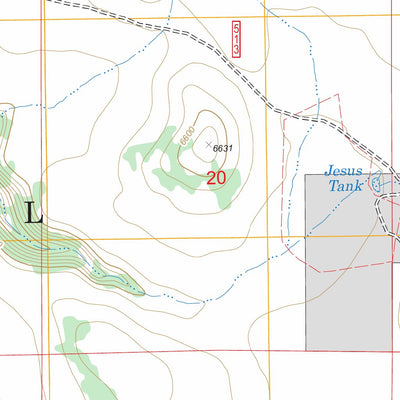 McLellan Reservoir, AZ FSTopo Legacy Preview 2