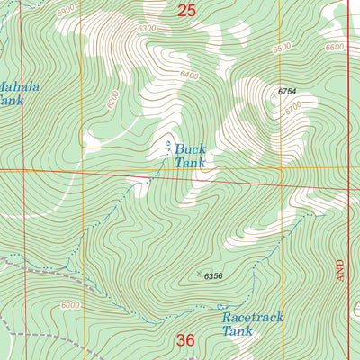 McLellan Reservoir, AZ FSTopo Legacy Preview 3