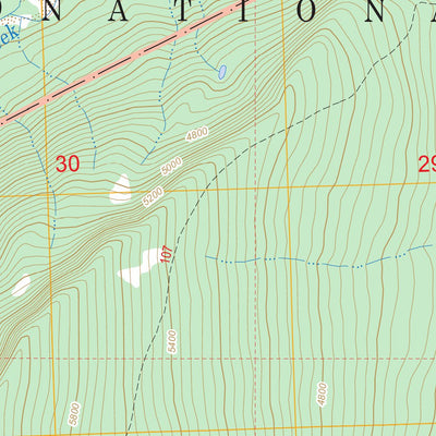 Meadow Creek, MT FSTopo Legacy Preview 2