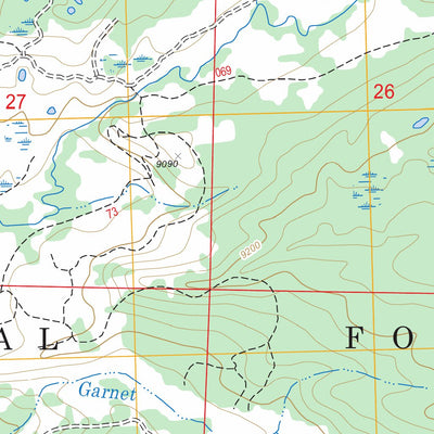 Meadowlark Lake, WY FSTopo Legacy Preview 2