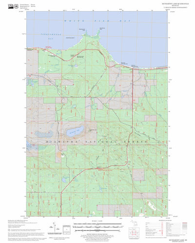 McNearney Lake, MI FSTopo Legacy Preview 1