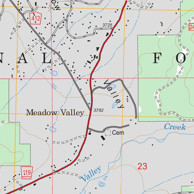 Meadow Valley, CA FSTopo Legacy Preview 2
