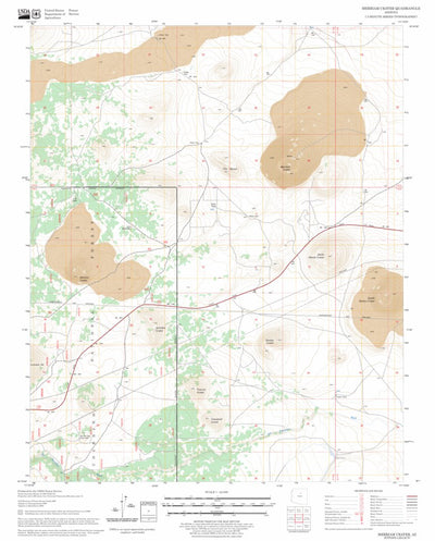 Merriam Crater, AZ FSTopo Legacy Preview 1