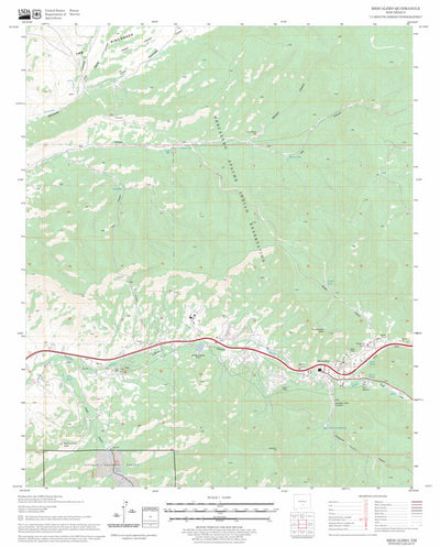 Mescalero, NM FSTopo Legacy Preview 1