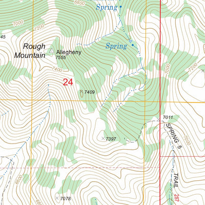 Merritt Mountain, NV FSTopo Legacy Preview 3