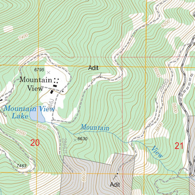 Meyer Mountain, MT FSTopo Legacy Preview 3