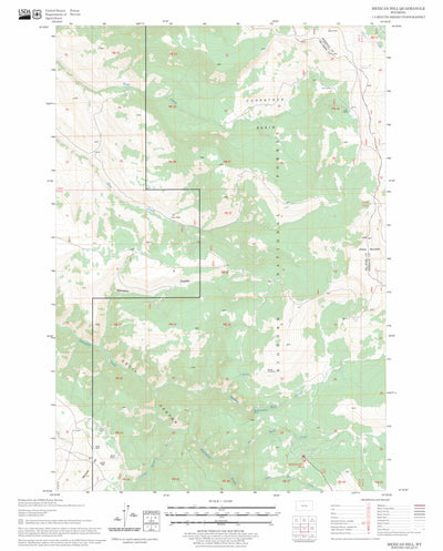 Mexican Hill, WY FSTopo Legacy Preview 1