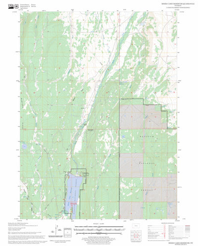 Meeks Cabin Reservoir, WY FSTopo Legacy Preview 1