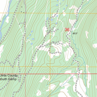 Meeks Cabin Reservoir, WY FSTopo Legacy Preview 2