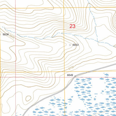 Metzel Creek, MT FSTopo Legacy Preview 2