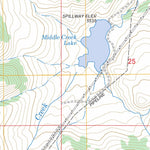 Middle Creek Lake, MT FSTopo Legacy Preview 2