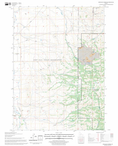 Michaud Creek, ID FSTopo Legacy Preview 1