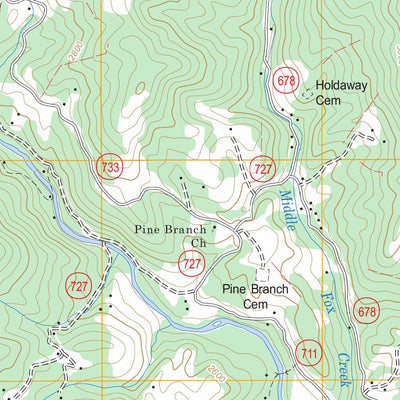 Middle Fox Creek, VA FSTopo Legacy Preview 3